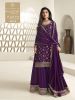 Picture of Full Heavy Embroidery Fancy Coding Dori+Dhaga,Zari,Sequence Work